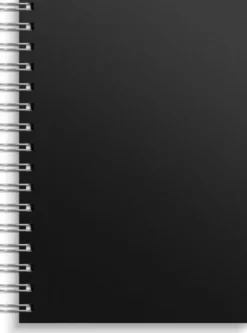 Anteckningsbok A5 Black matt