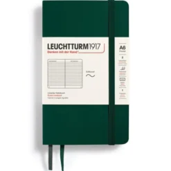 Anteckningsbok Leuchtturm1917 Soft A6 Forest Green Ruled