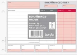 Bokföringsorder A5L