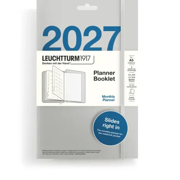 Booklet Monthly Planner 2027 A5