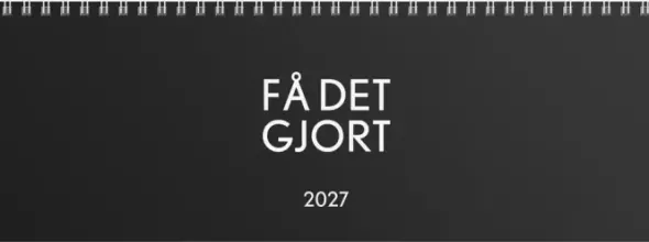 Bordsalmanackan Få det gjort 2027