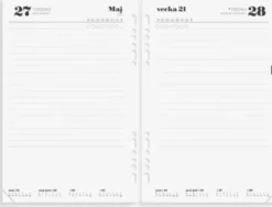 Business kalendersats Dagbok 2027 135x205 mm