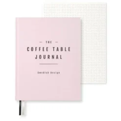 Coffe Table Journal Clean Dusty Rose
