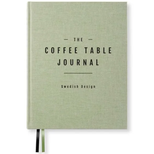 Coffe Table Journal Clean Green Leaf
