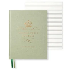 Coffe Table Journal Royal Green Leaf