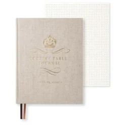 Coffe Table Journal Royal Rough Linen
