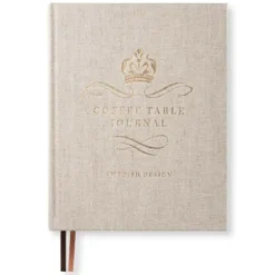 Coffe Table Journal Royal Rough Linen