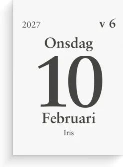 Dagblock studieåret 2026-2027