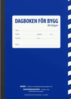Dagboken för bygg- 60 dagar