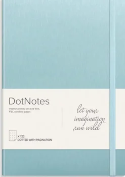 DotNotes A5 soft ljusblå