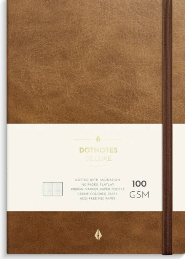 DotNotes Deluxe A5 brown