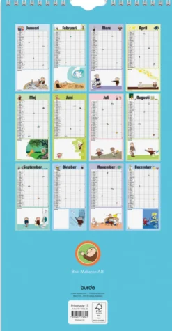 Familjekalender Alfons Åberg 2026