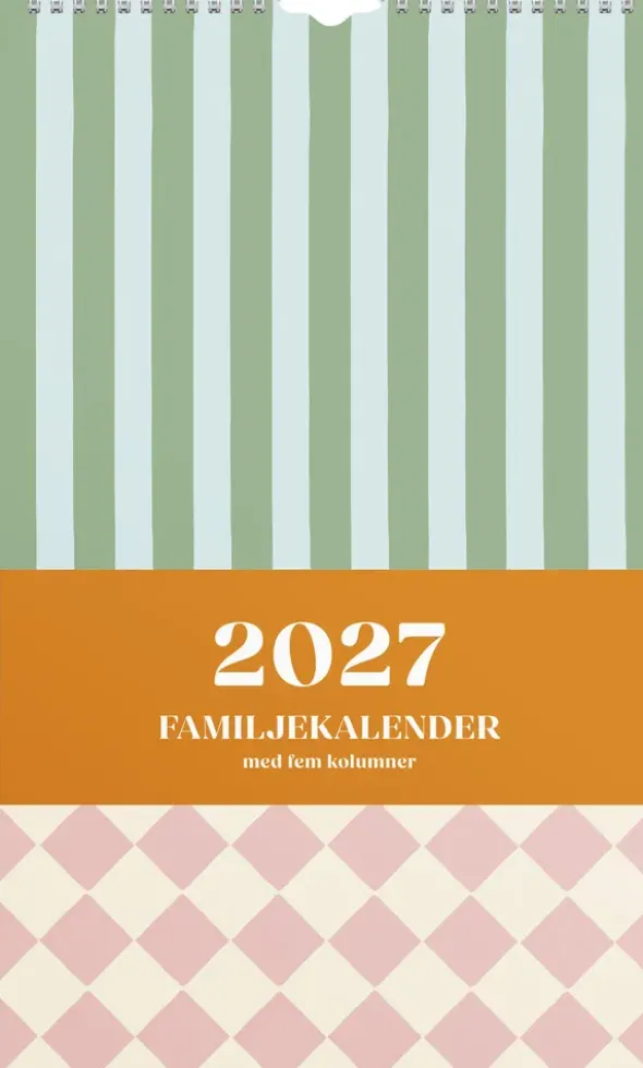 Familjekalender Color Blocking 2027