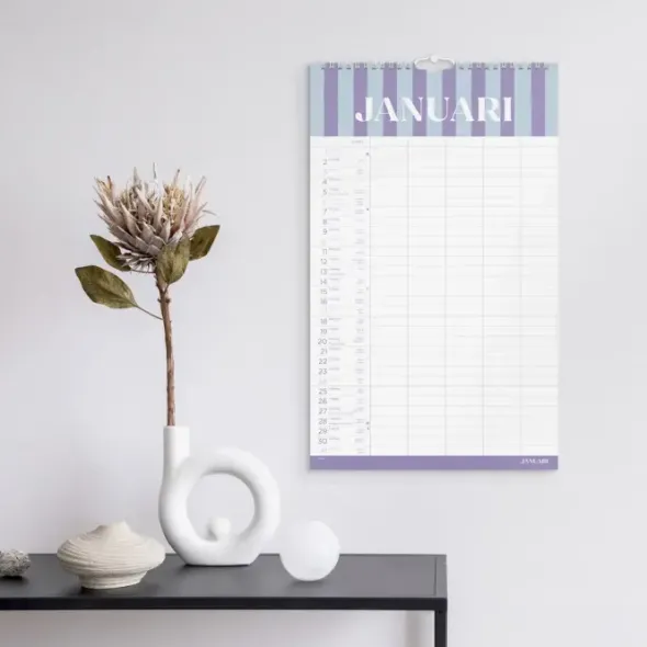 Familjekalender Color Blocking 2027