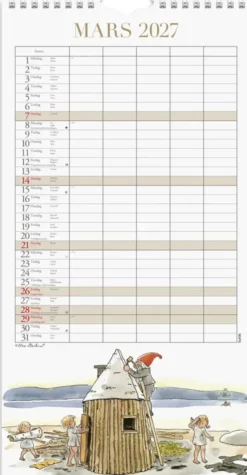 Familjekalender Elsa Beskow 2027