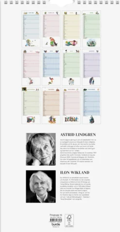Familjekalender Ilon Wikland 2026