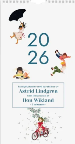 Familjekalender Ilon Wikland 2026