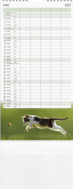 Familjekalender Katter 2027