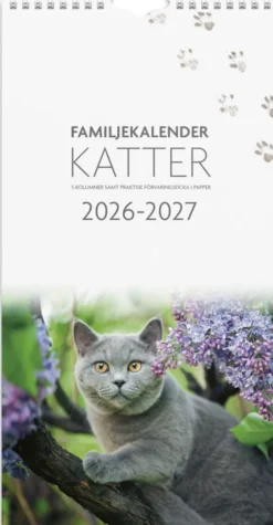 Familjekalender Katter 2026-2027