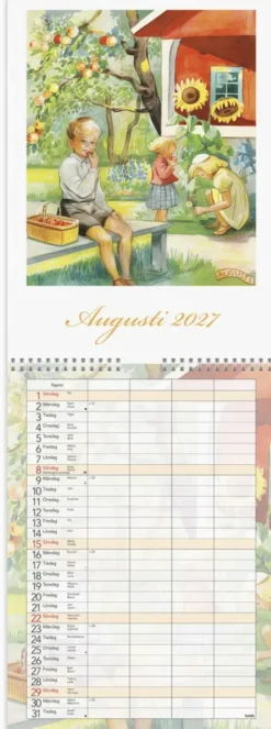Familjekalender Kerstin Frykstrand 2027
