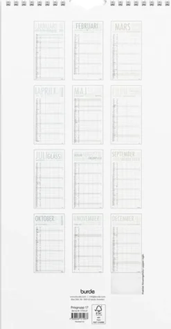 Familjekalender TrendArt 2027