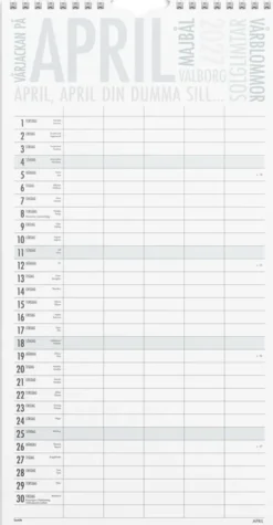 Familjekalender TrendArt 2027