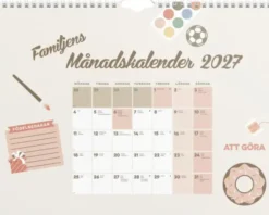 Familjens månadskalender 2027