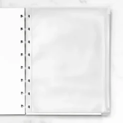 Ficka med Dragkedja för Filofax Notebook A5
