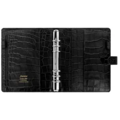 Filofax Classic Croc A5 Ebony