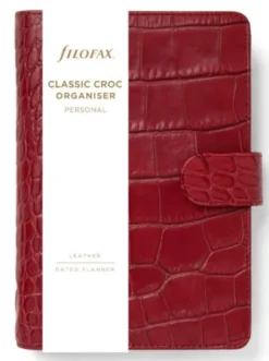 Filofax Classic Croc Personal Cherry