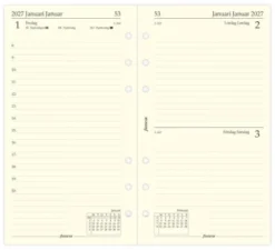 Filofax Dagbok Personal D/S 2027 (9,5x17,1cm)