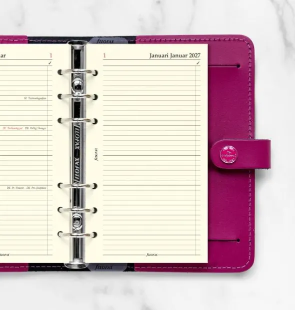 Filofax dagbok Personal V+N/U 2027 Svensk/Dansk (9,5x17,1cm)