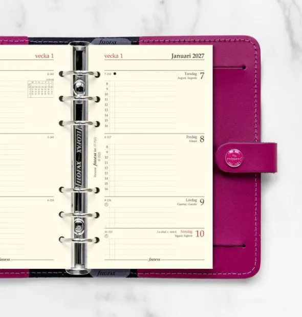 Filofax dagbok Personal 2027 V/U (9,5x17,1cm)