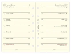 Filofax Dagbok Pocket V/S 2027 (8,1x12cm)