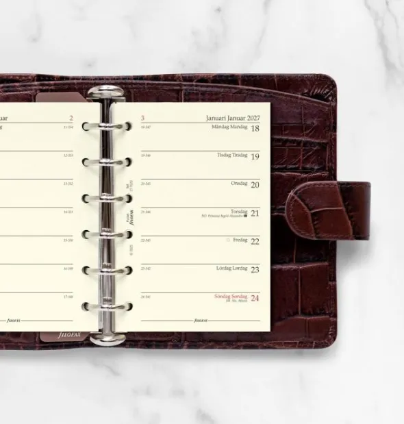 Filofax Dagbok Pocket V/S 2027 (8,1x12cm)