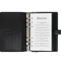 Filofax Finsbury Personal Svart