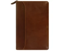 Filofax Lockwood personal Zip Cognac