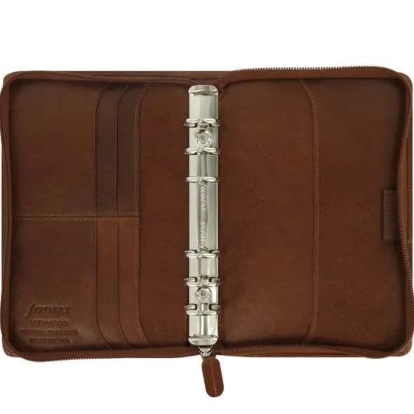 Filofax Lockwood personal Zip Cognac