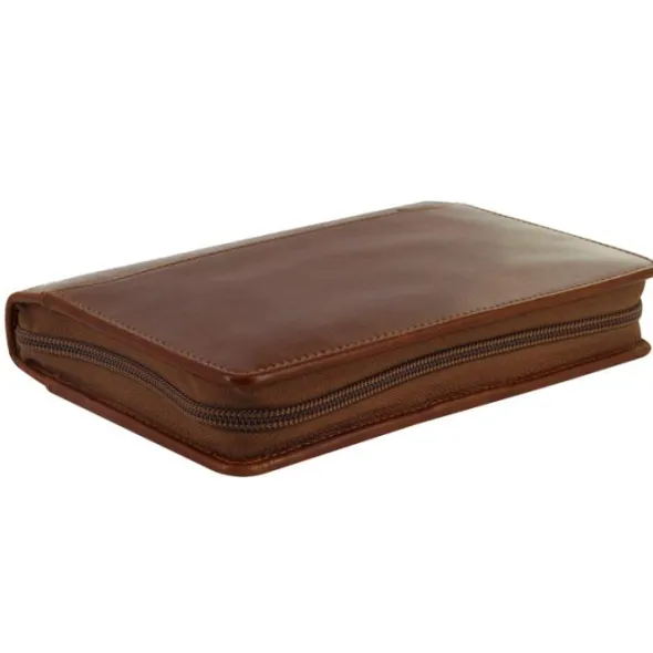 Filofax Lockwood personal Zip Cognac