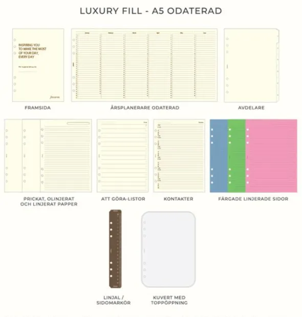 Filofax Malden A5 Black