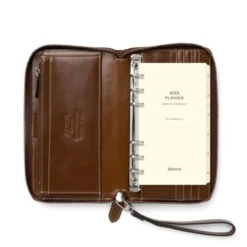 Filofax Malden Systemkalender Personal Compact Zip Ochre