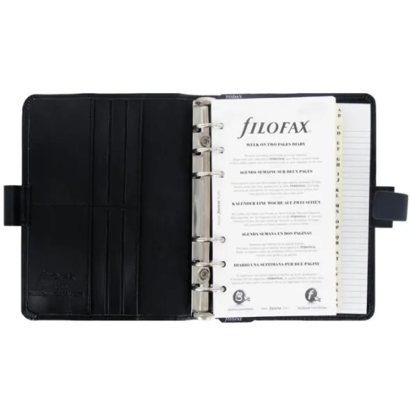 Filofax Metropol Personal Svart