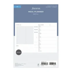 Filofax Måltidsplanner A5 Refill (14,8x21cm)