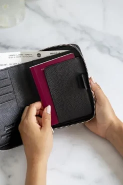 Filofax Norfolk Systemkalender Pocket Compact Zip Black