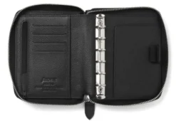 Filofax Norfolk Systemkalender Pocket Compact Zip Black