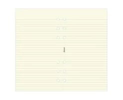 Filofax personal linjerade blad beige