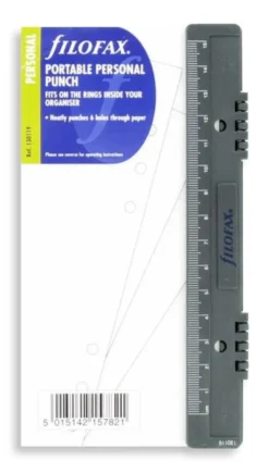 Filofax personal portabelt hålslag (9,5x17,1cm)
