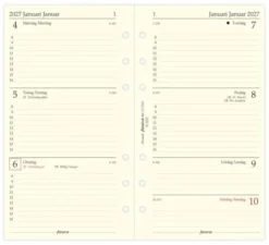 Filofax Årspaket Personal 2027 (9,5x17,1cm)