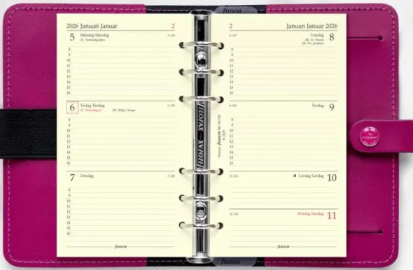 Filofax Årspaket Personal 2026 (9,5x17,1cm)
