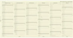 Filofax Årsplan A5 2028 (14,8x21cm)